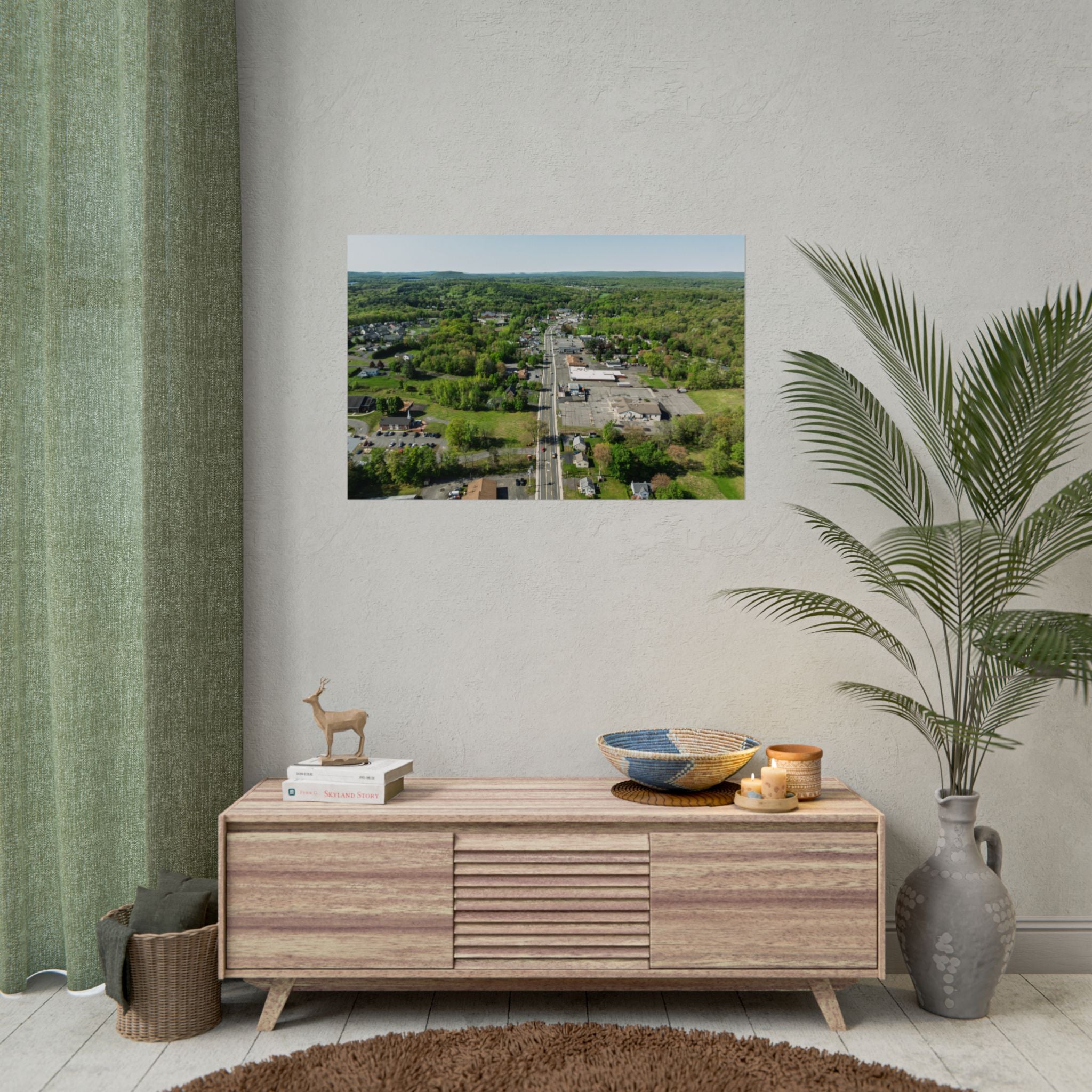 College Highway/Route 202 - Southwick, MA - Rolled Poster