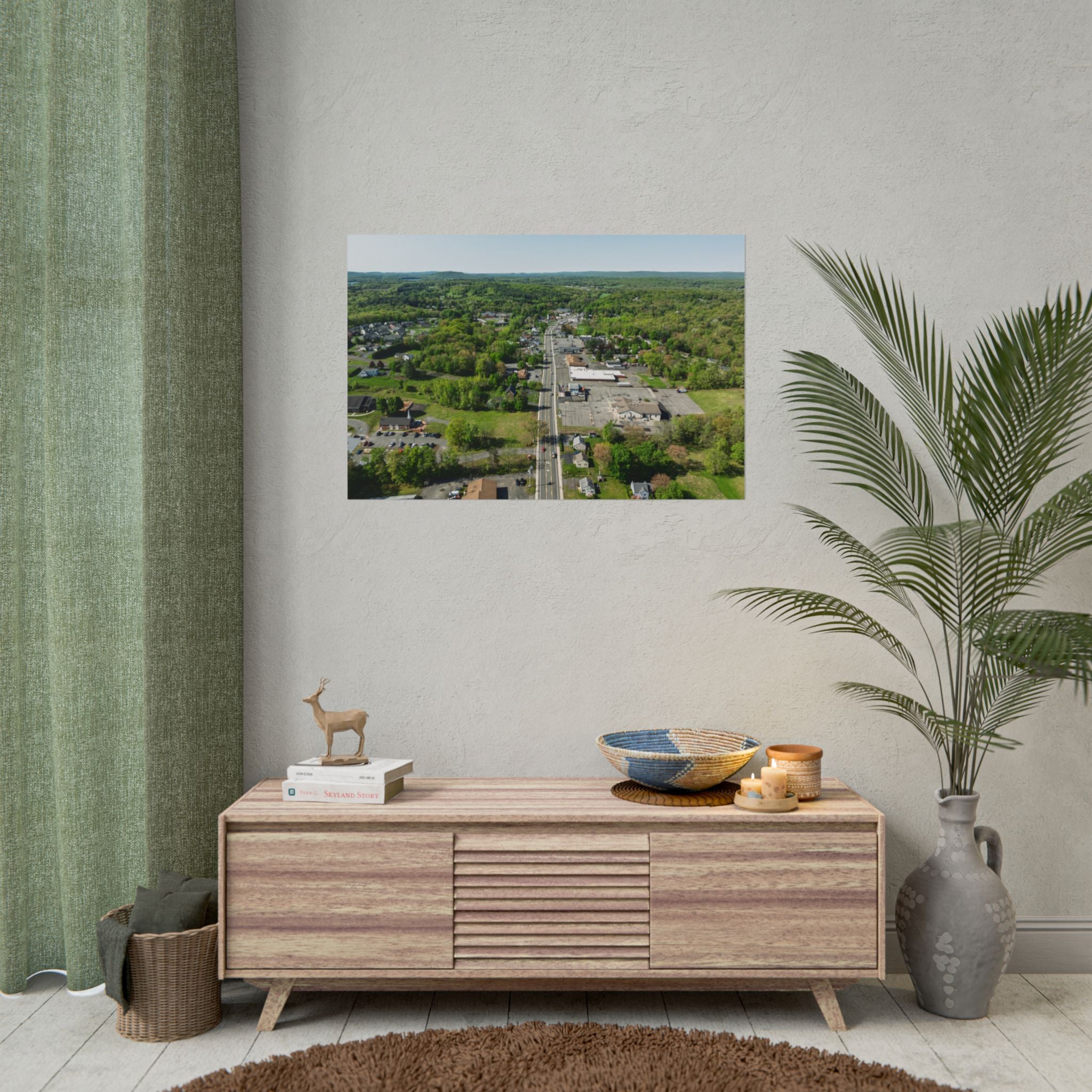 College Highway/Route 202 - Southwick, MA - Rolled Poster