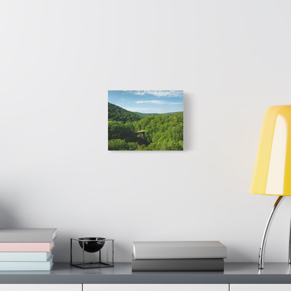 Aerial Keystone Arches - Chester, MA - Canvas