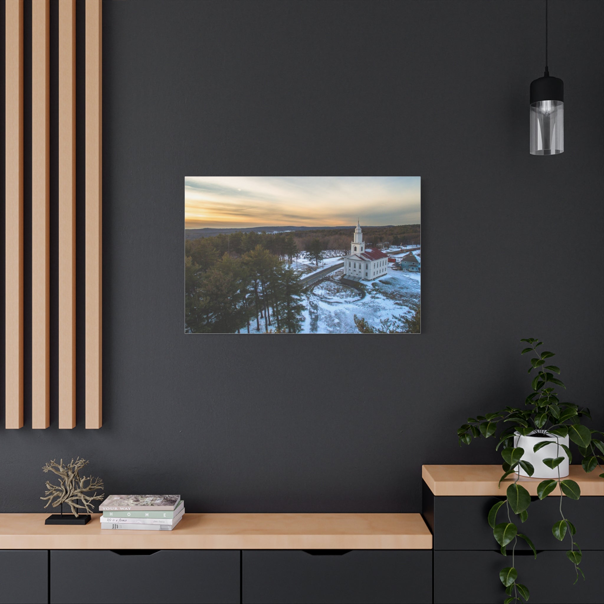 The White Church - Blandford - Canvas