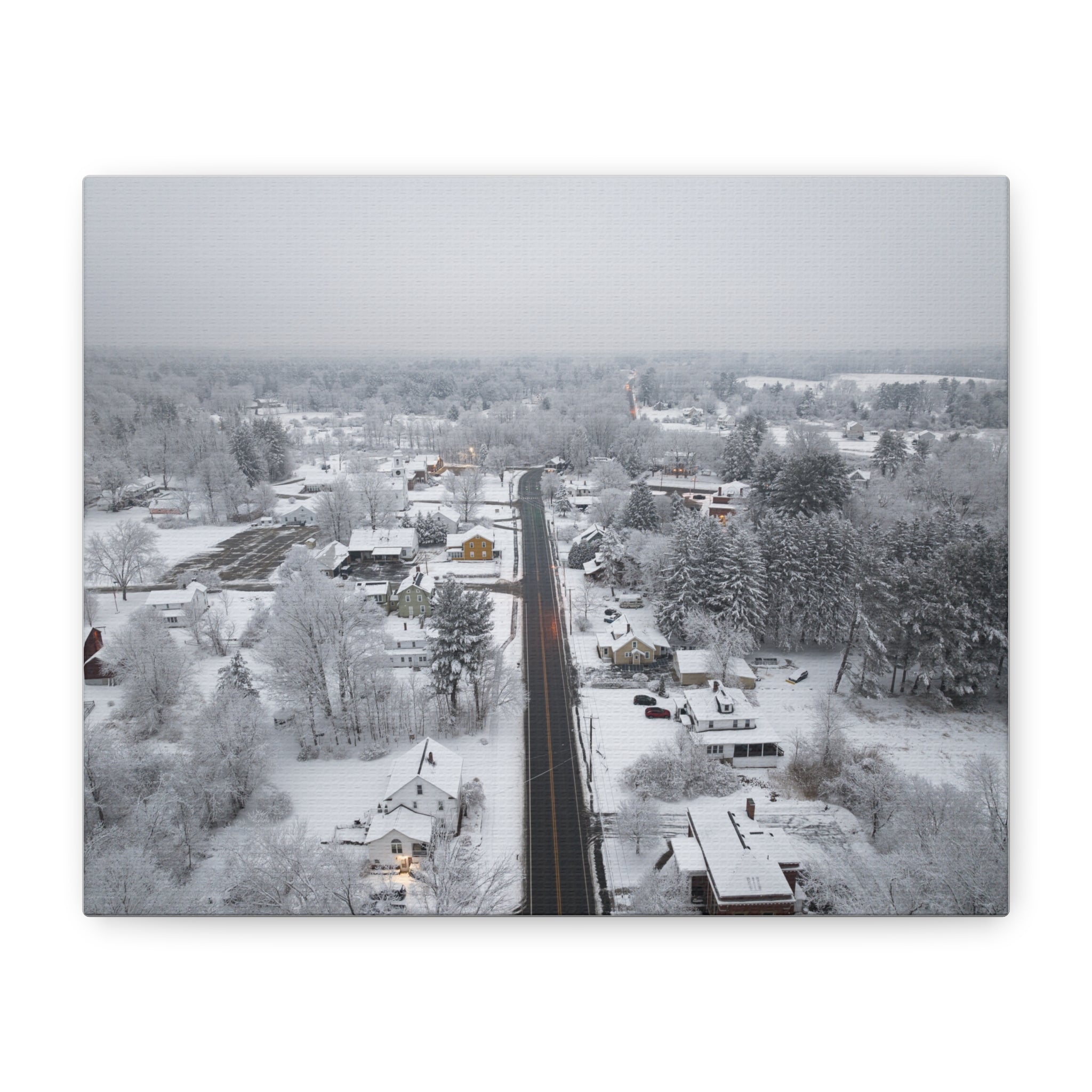 Winter - Southampton, MA - Route 10 - Canvas