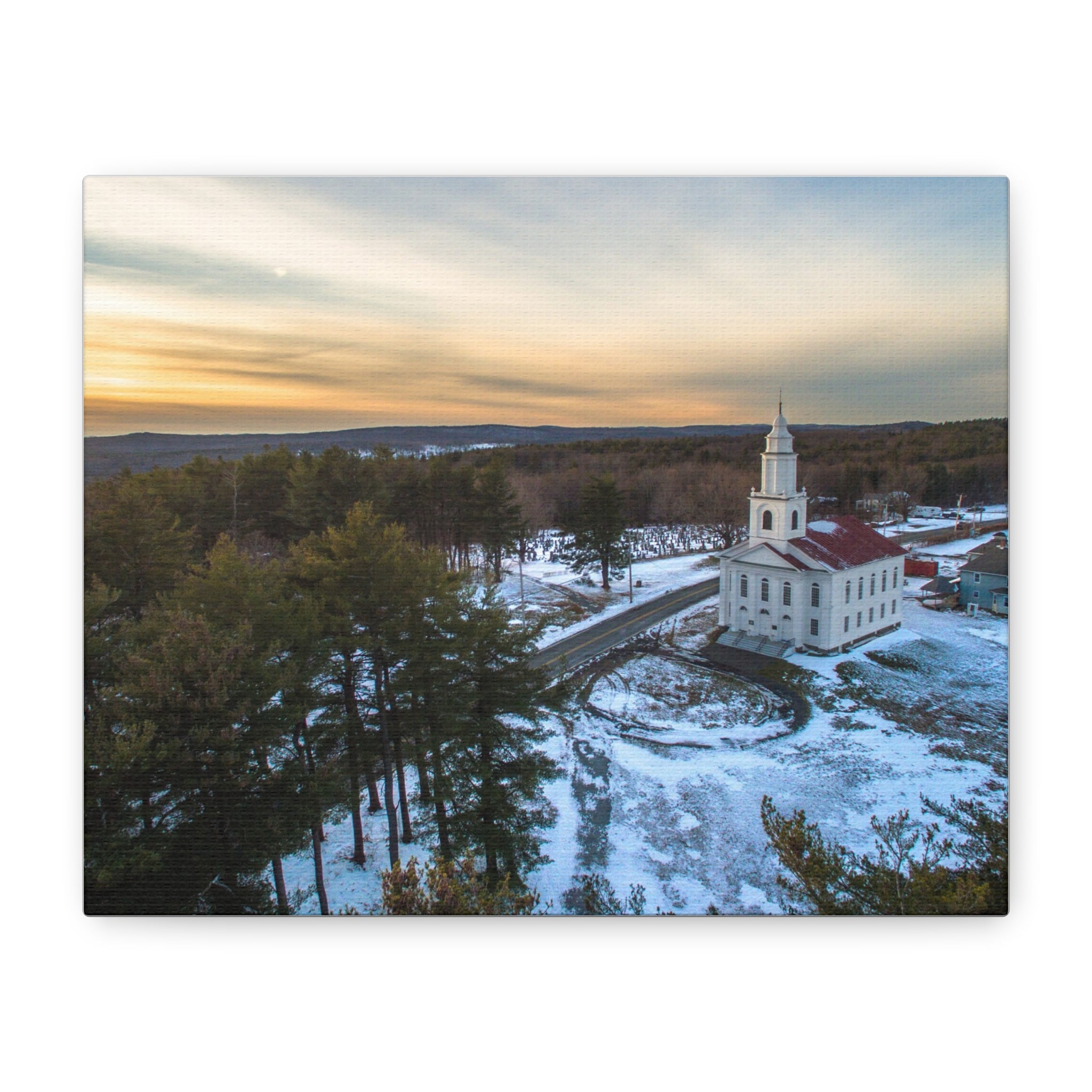 The White Church - Blandford - Canvas