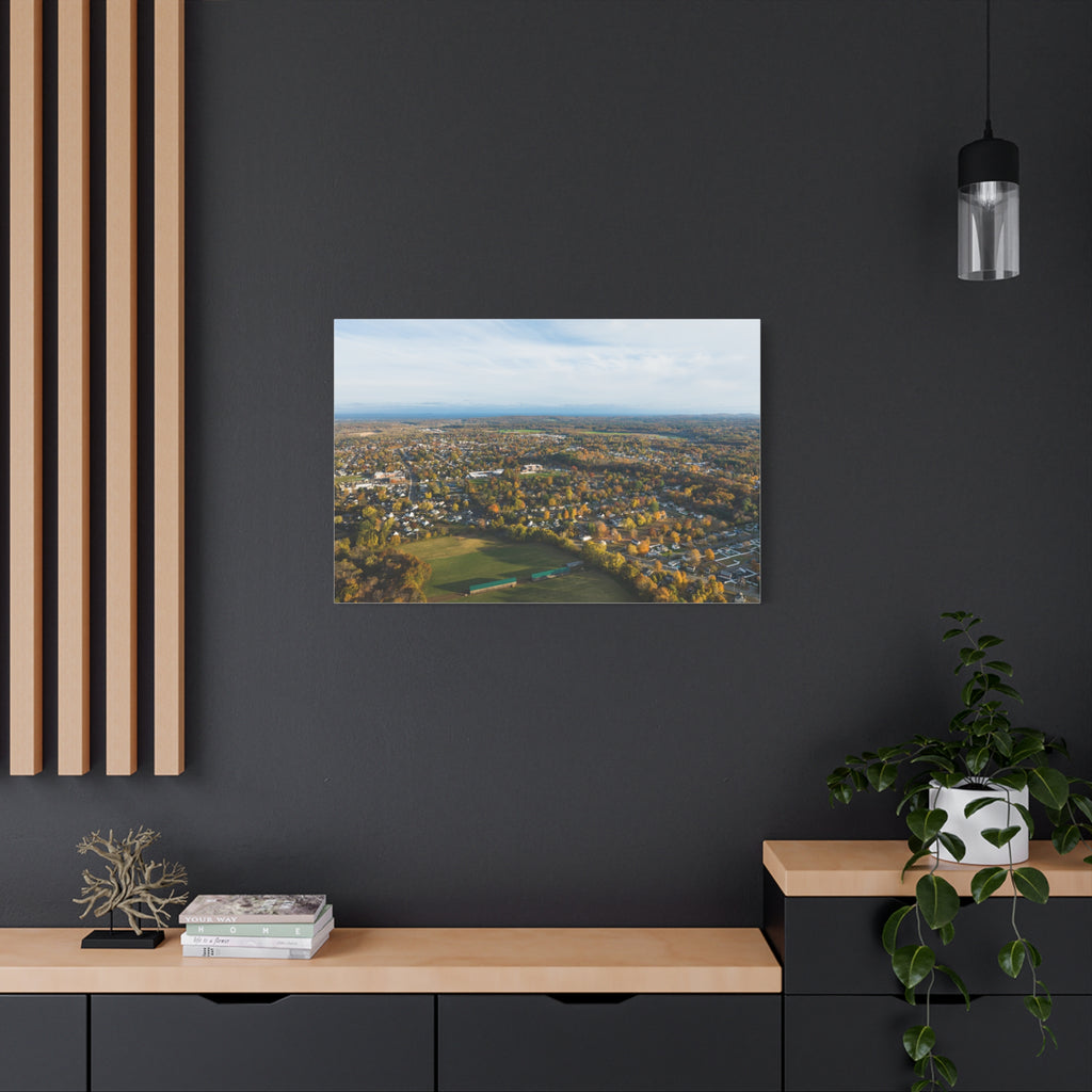 Aerial Fall Time - Westfield, MA - Canvas
