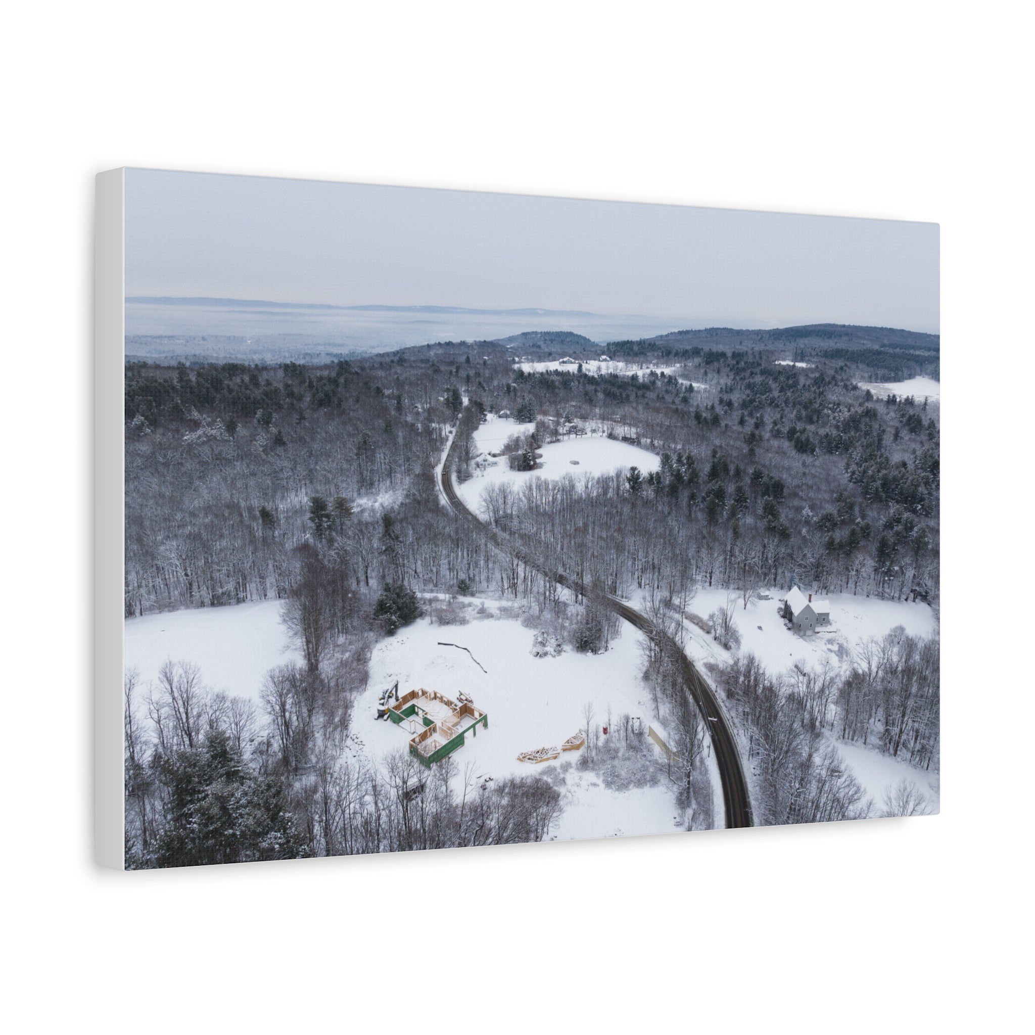 Winter - Montgomery, MA - Main Rd - Canvas