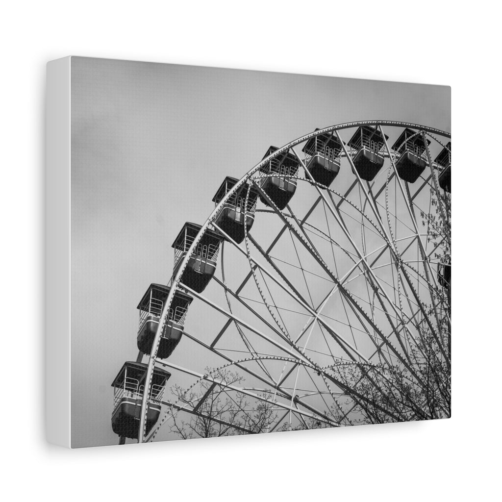 B&W Ferris Wheel - Six Flags Great Adventure - Canvas