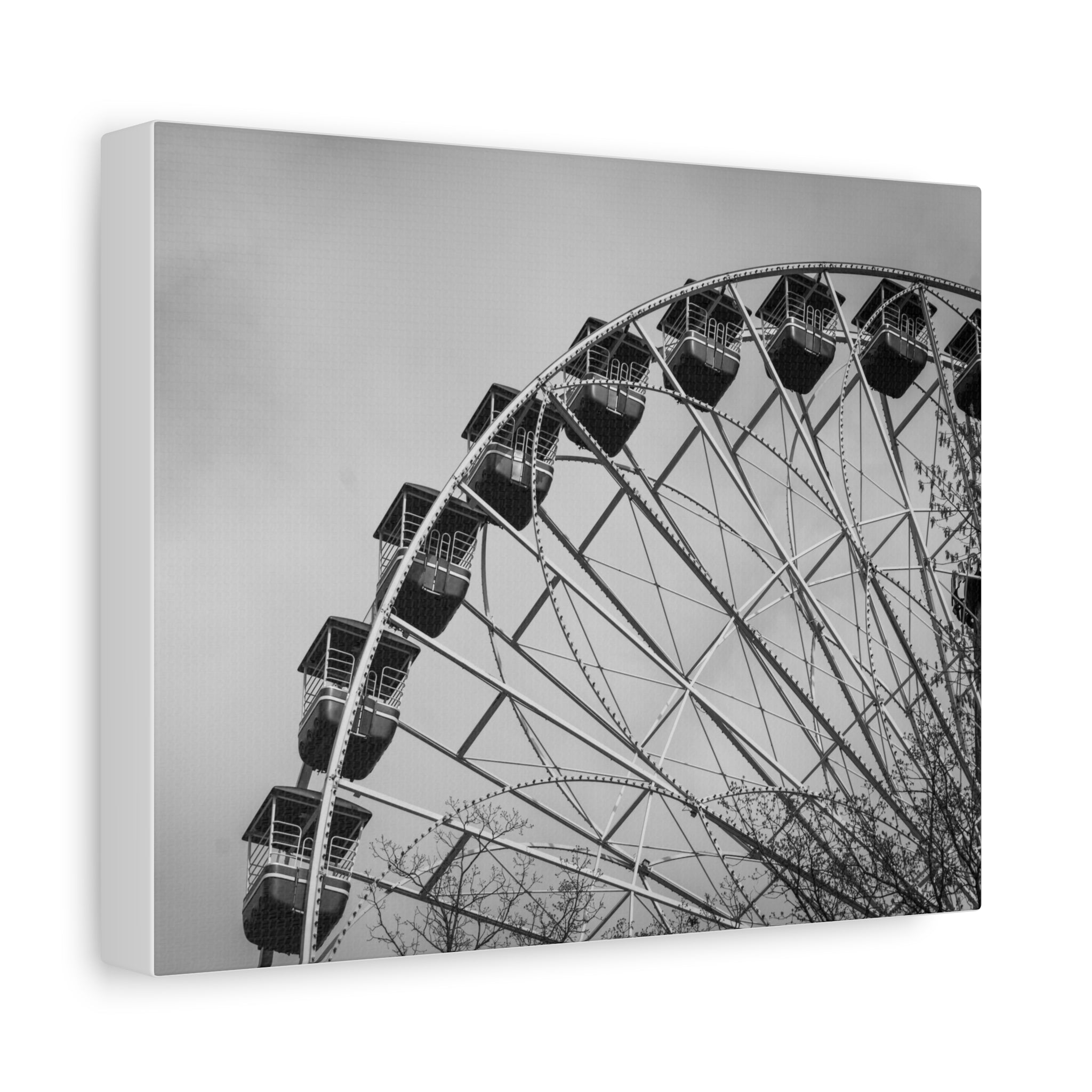 B&W Ferris Wheel - Six Flags Great Adventure - Canvas