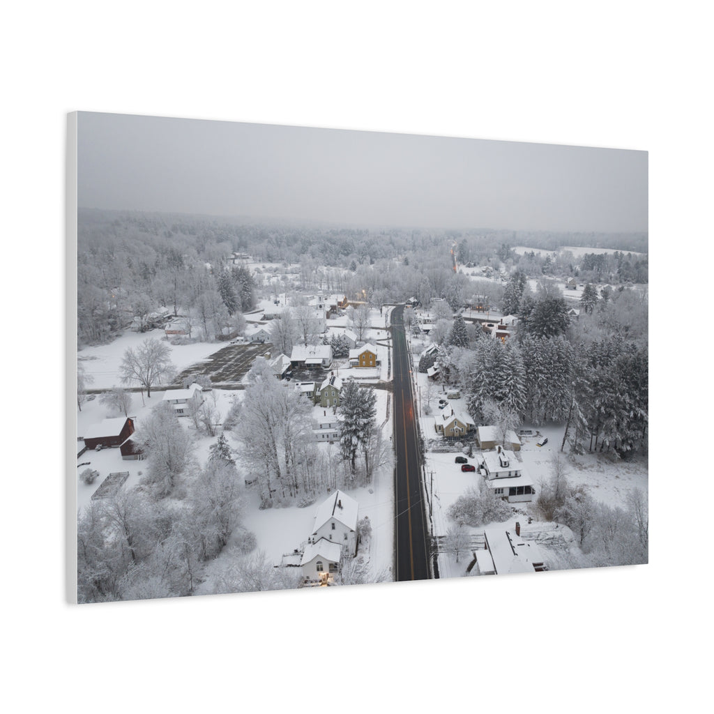 Winter - Southampton, MA - Route 10 - Canvas