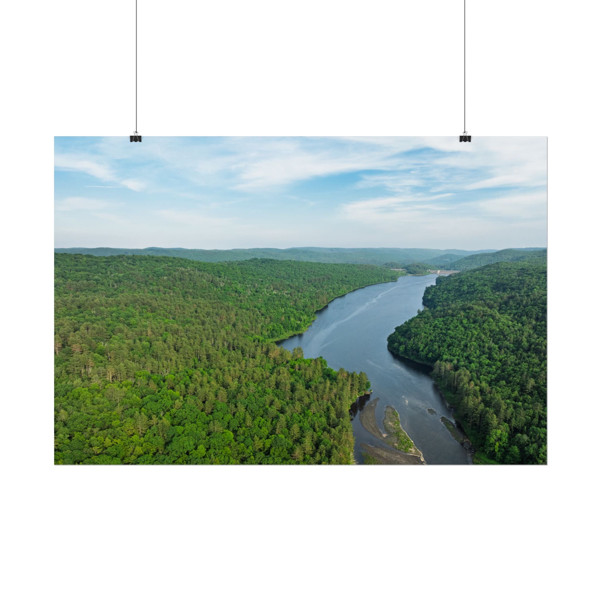 Littleville Dam - Huntington, MA - Rolled Poster