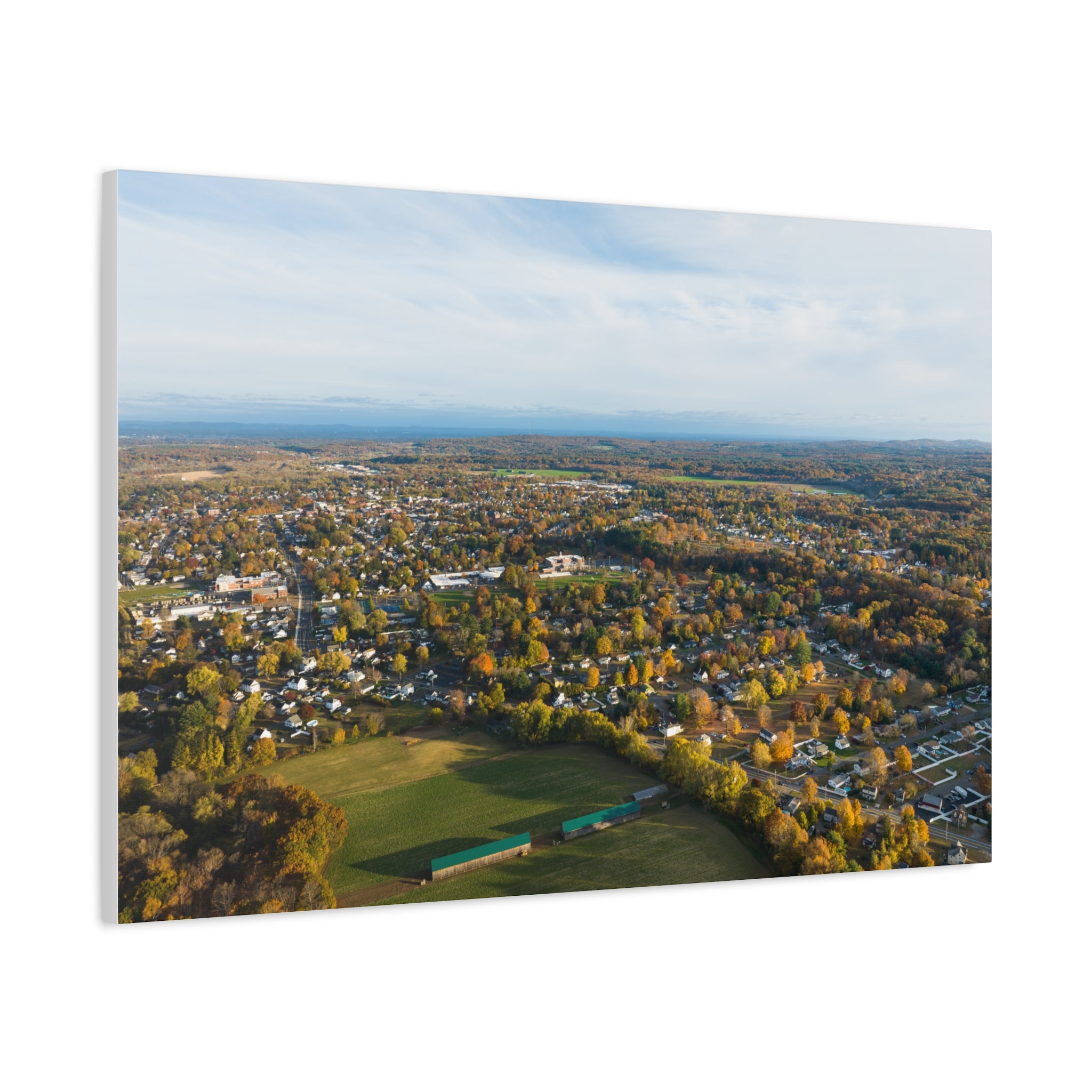 Aerial Fall Time - Westfield, MA - Canvas