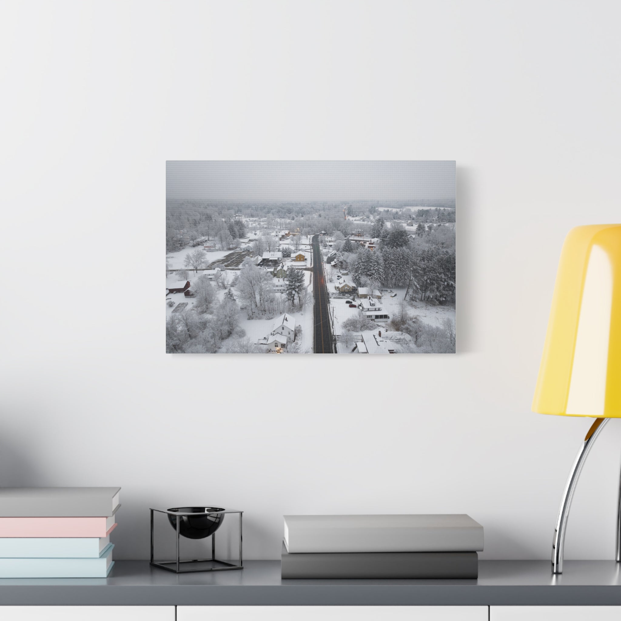 Winter - Southampton, MA - Route 10 - Canvas