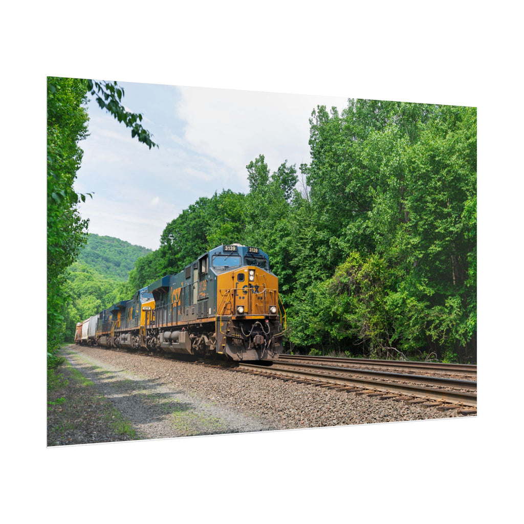 CSX #3139 - Chester, MA - Rolled Poster