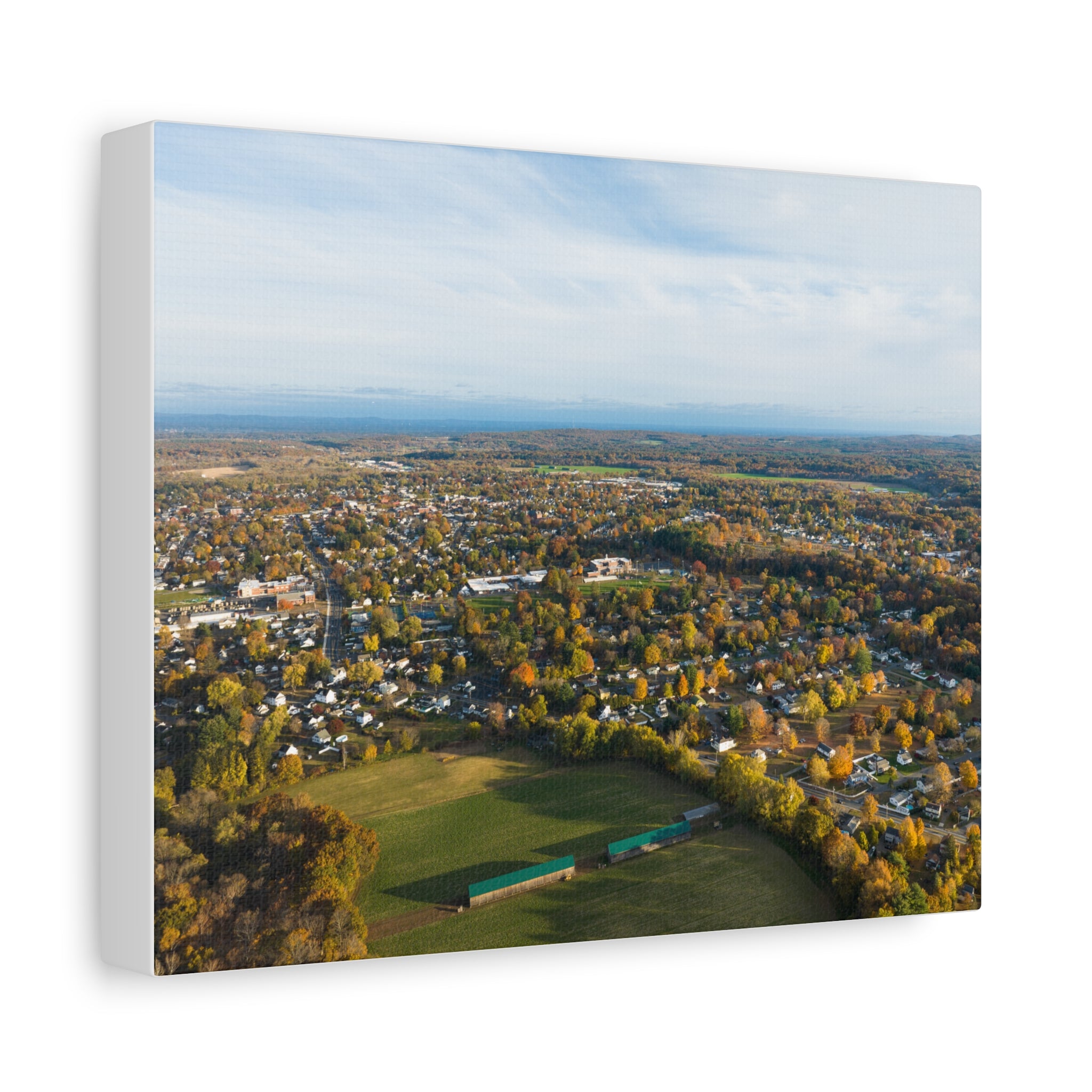 Aerial Fall Time - Westfield, MA - Canvas