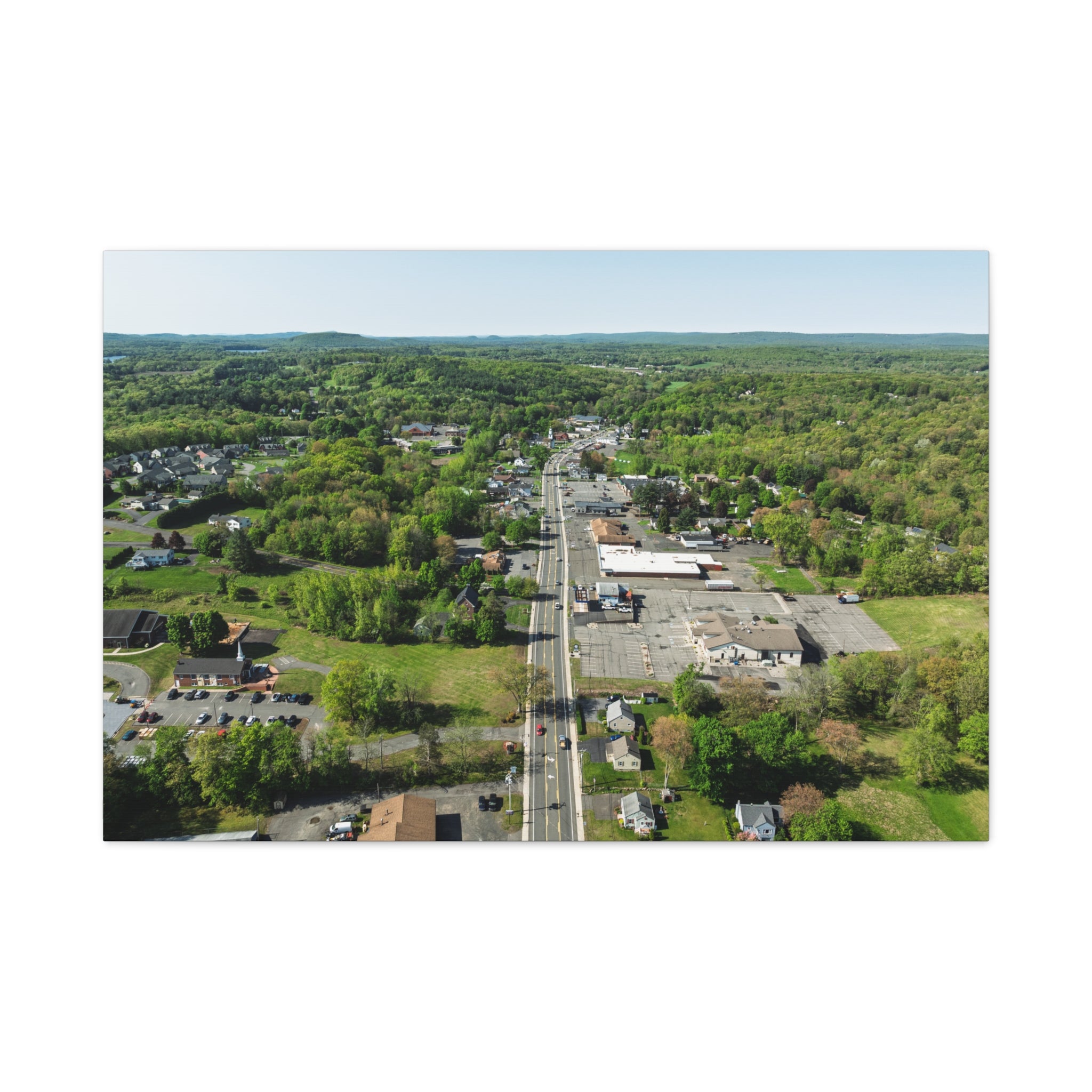 College Highway/Route 202 - Southwick, MA - Canvas