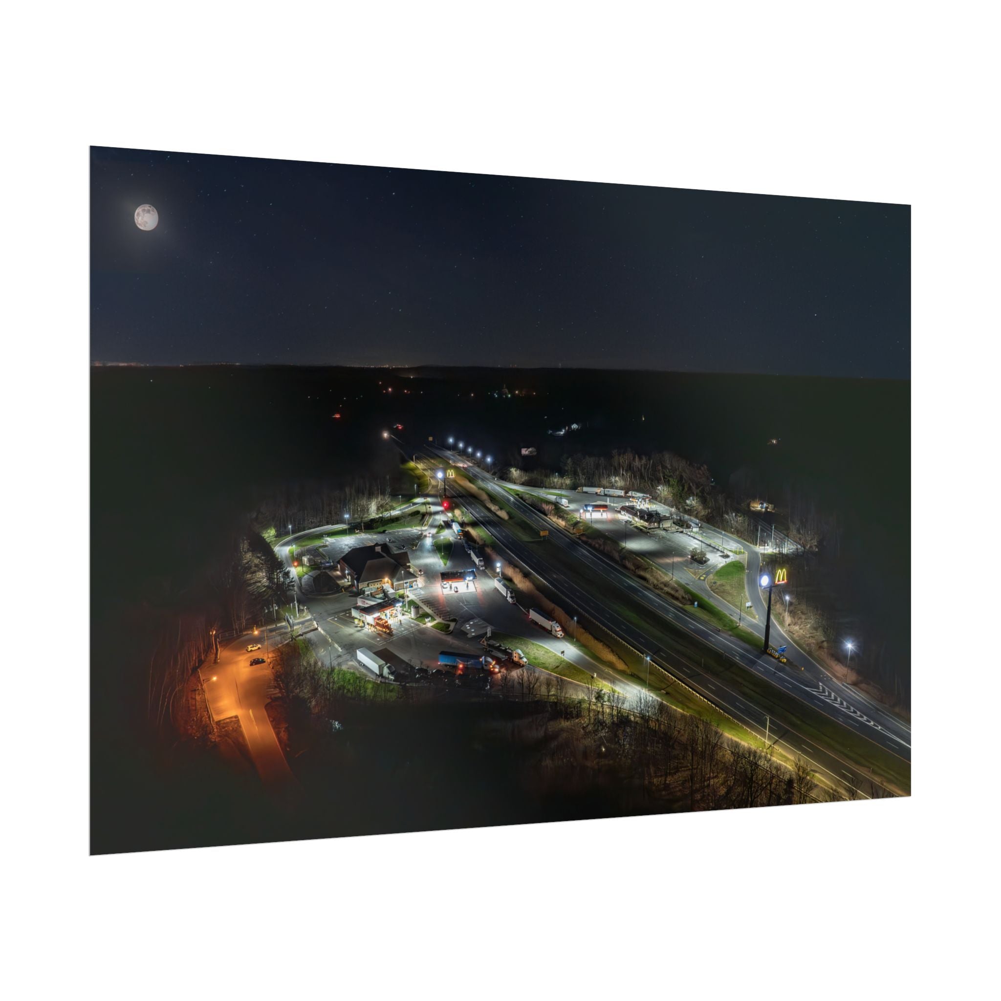 Blandford I-90 Rest Stop - Blandford, MA - Rolled Poster