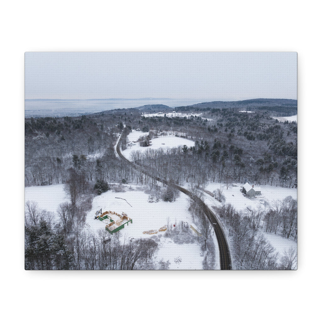 Winter - Montgomery, MA - Main Rd - Canvas
