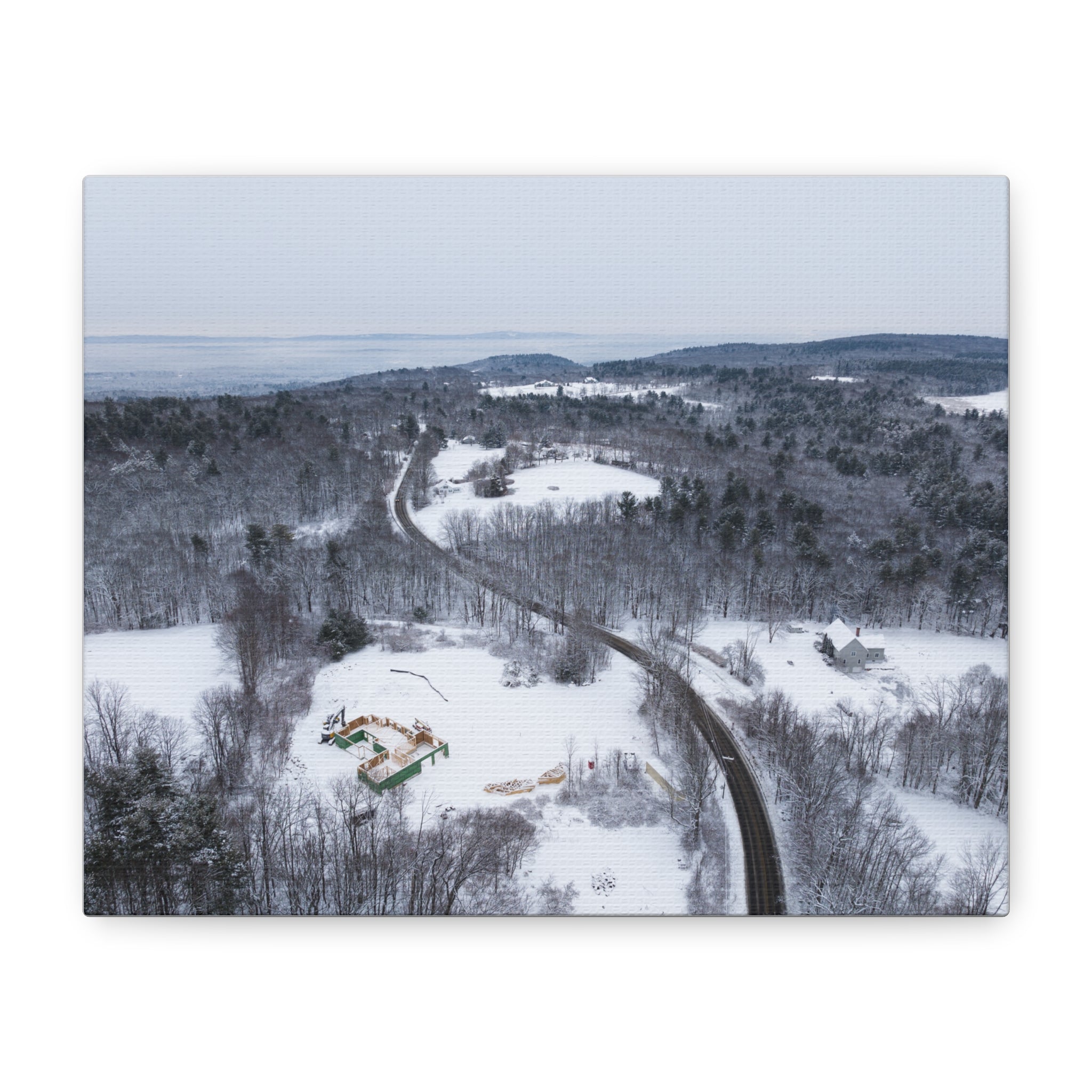 Winter - Montgomery, MA - Main Rd - Canvas