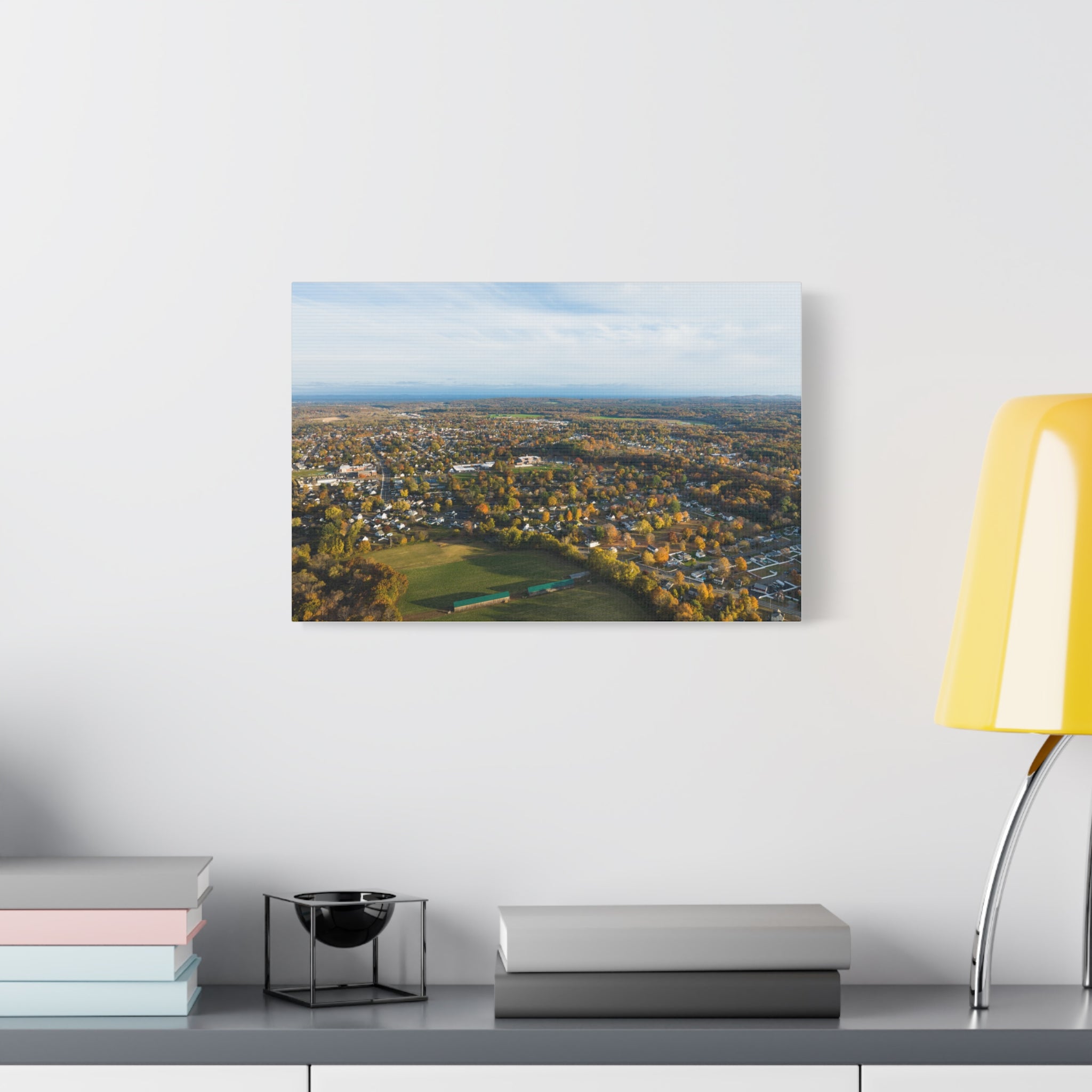 Aerial Fall Time - Westfield, MA - Canvas