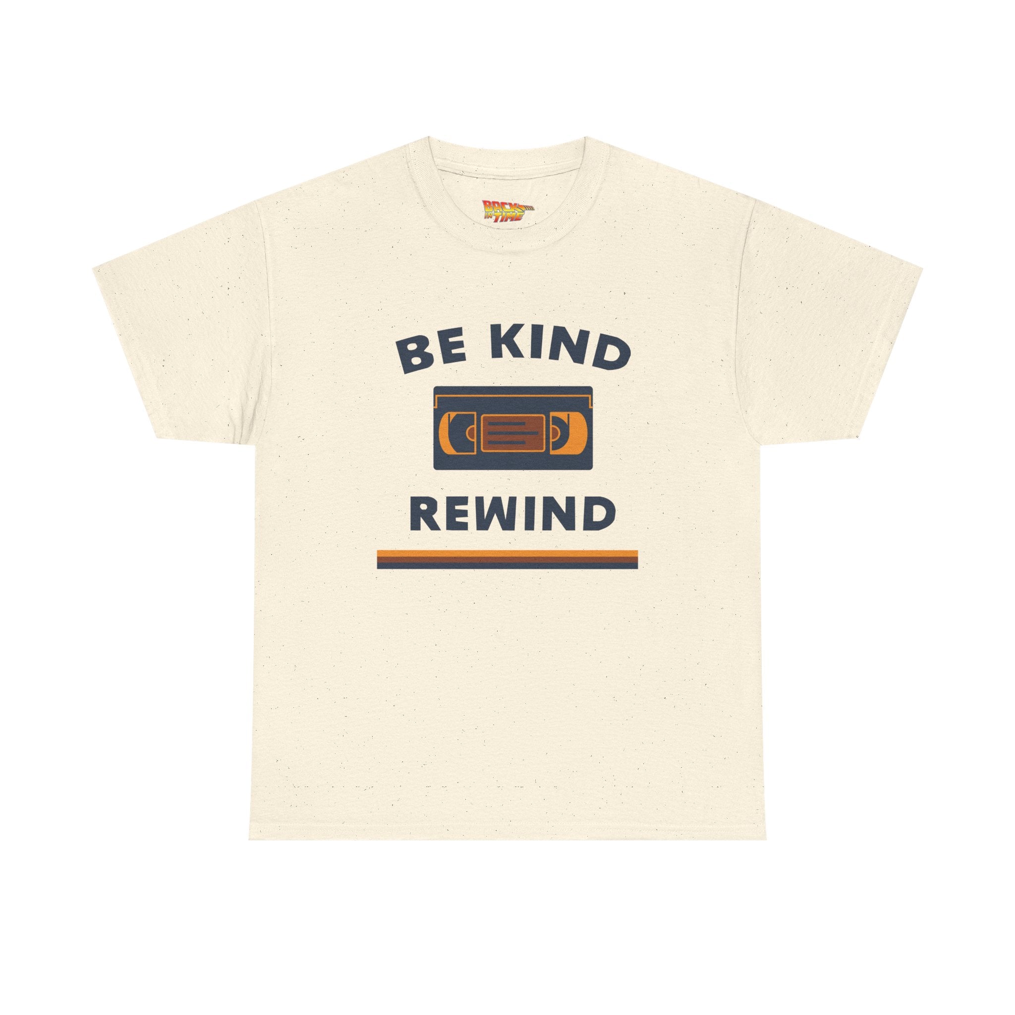 Be Kind Rewind Video Cassette Tape VHS Tee | Retro VHS Cassette Graphic Shirt