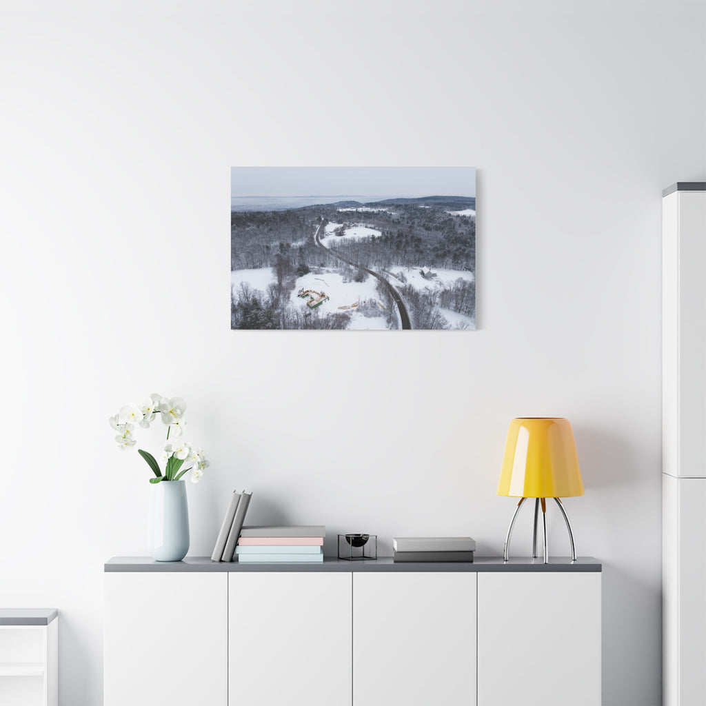 Winter - Montgomery, MA - Main Rd - Canvas