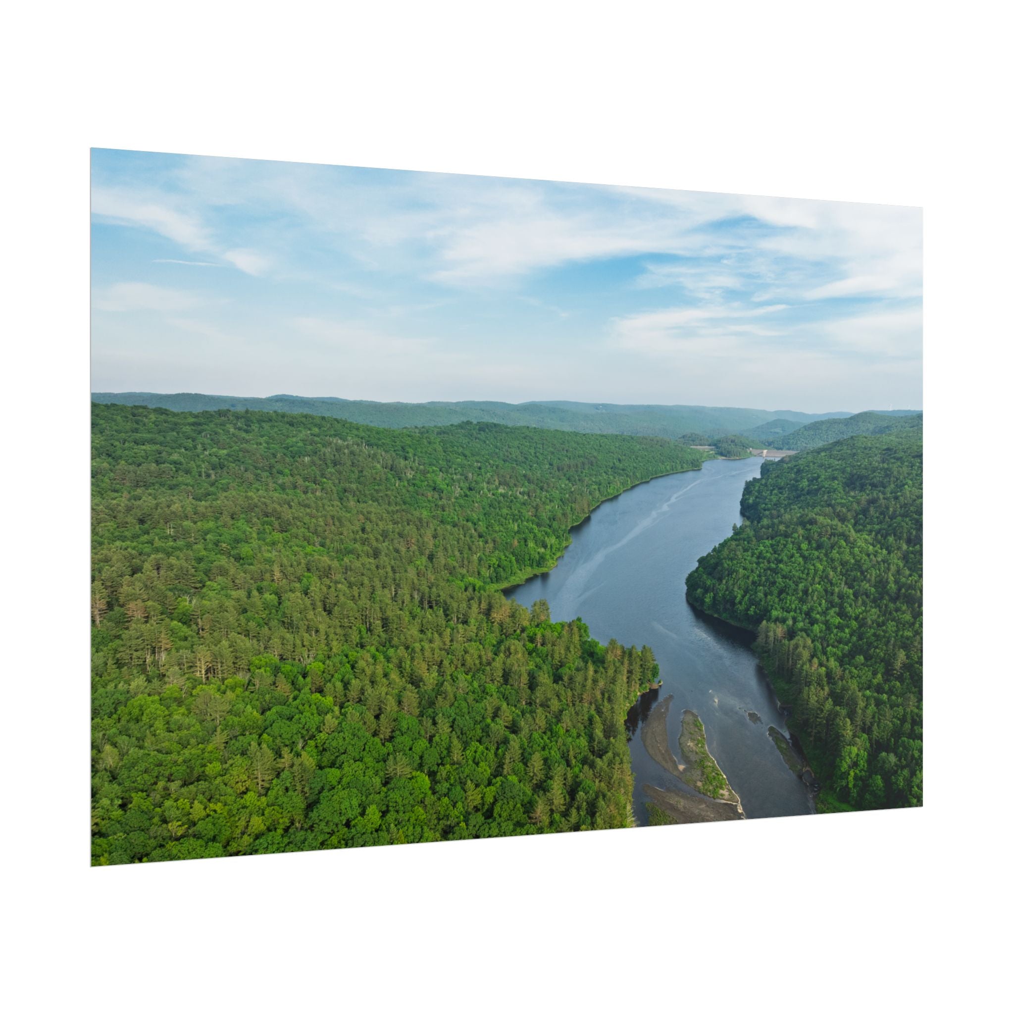 Littleville Dam - Huntington, MA - Rolled Poster