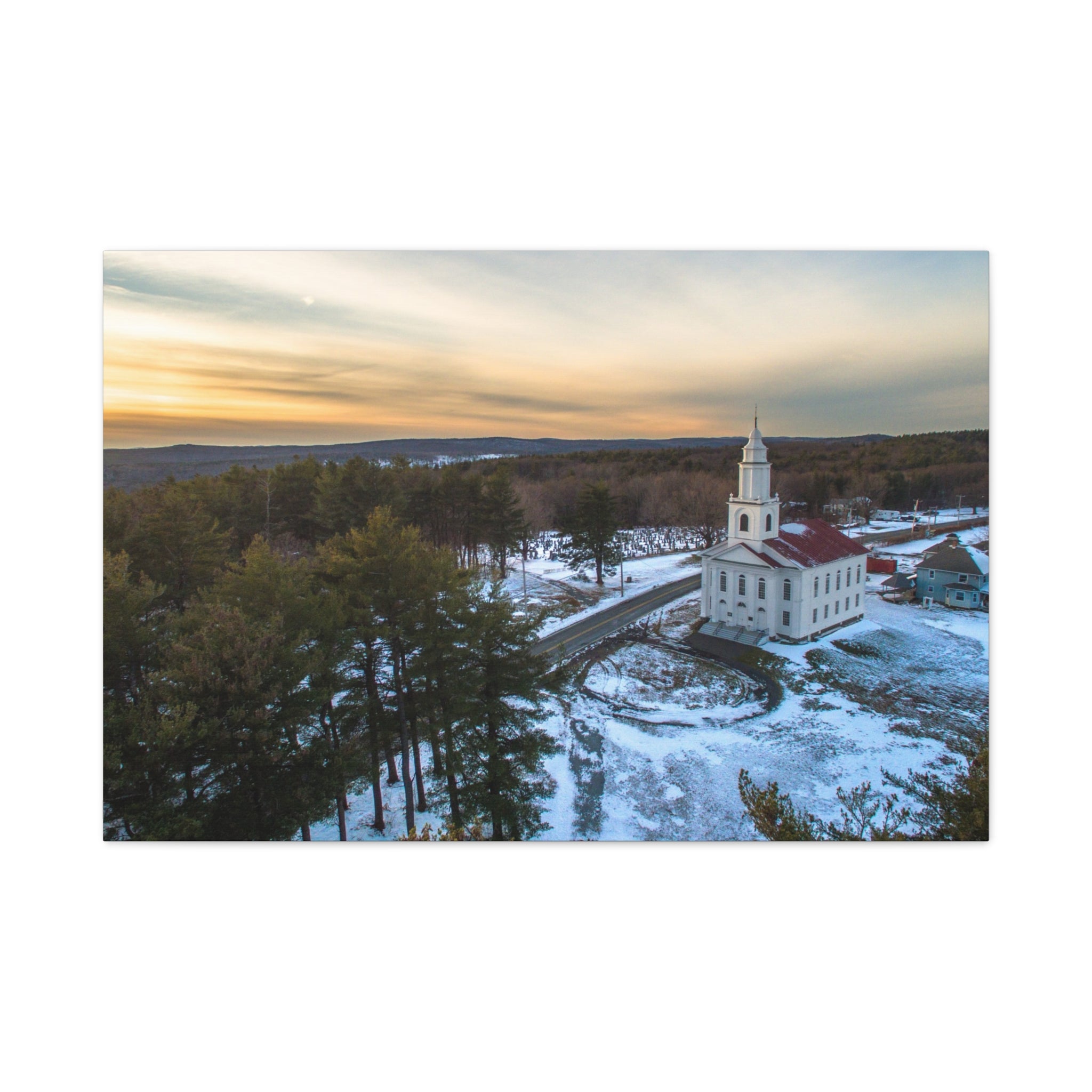 The White Church - Blandford - Canvas