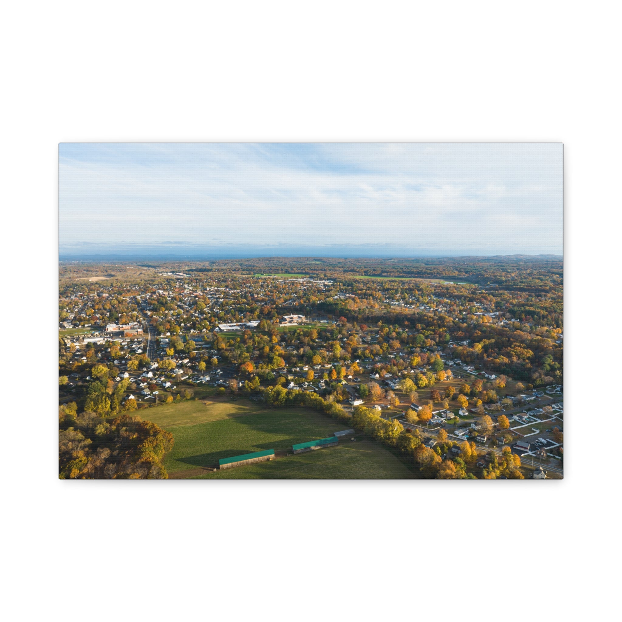 Aerial Fall Time - Westfield, MA - Canvas