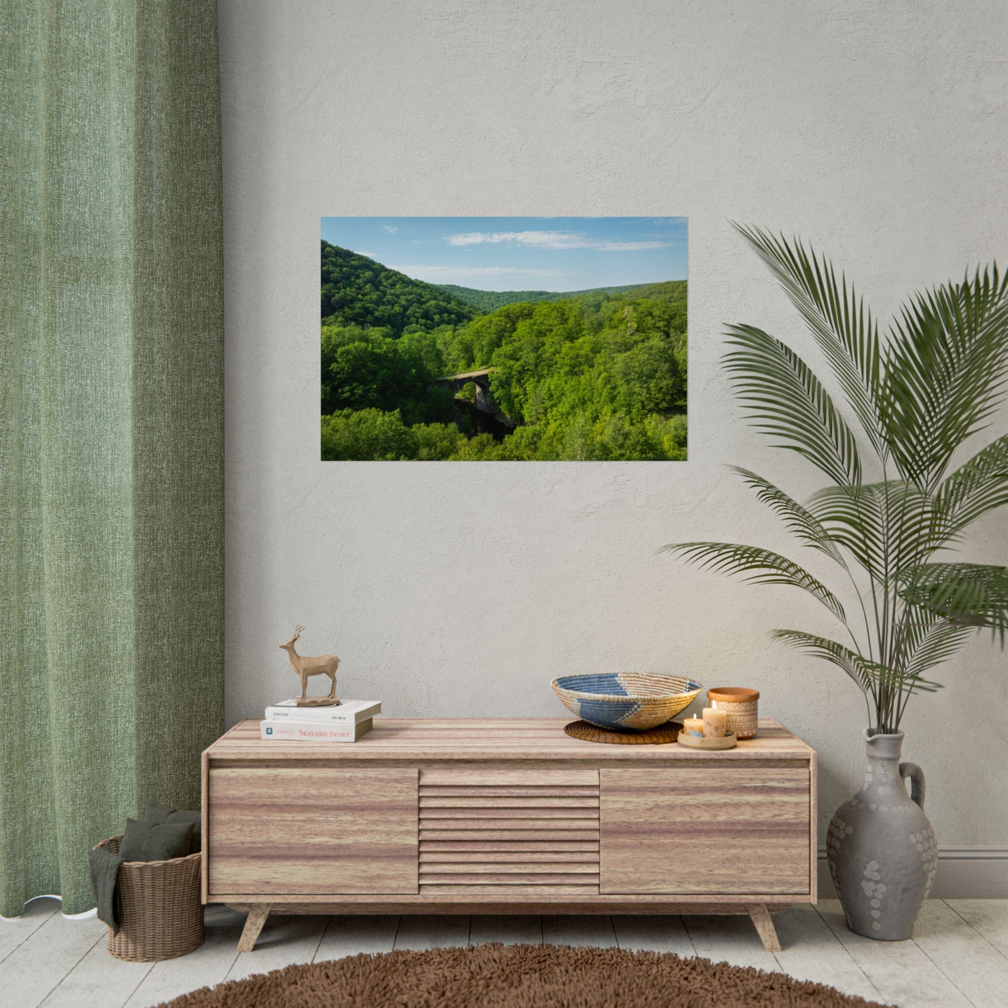 Aerial Keystone Arches - Chester, MA - Rolled Poster