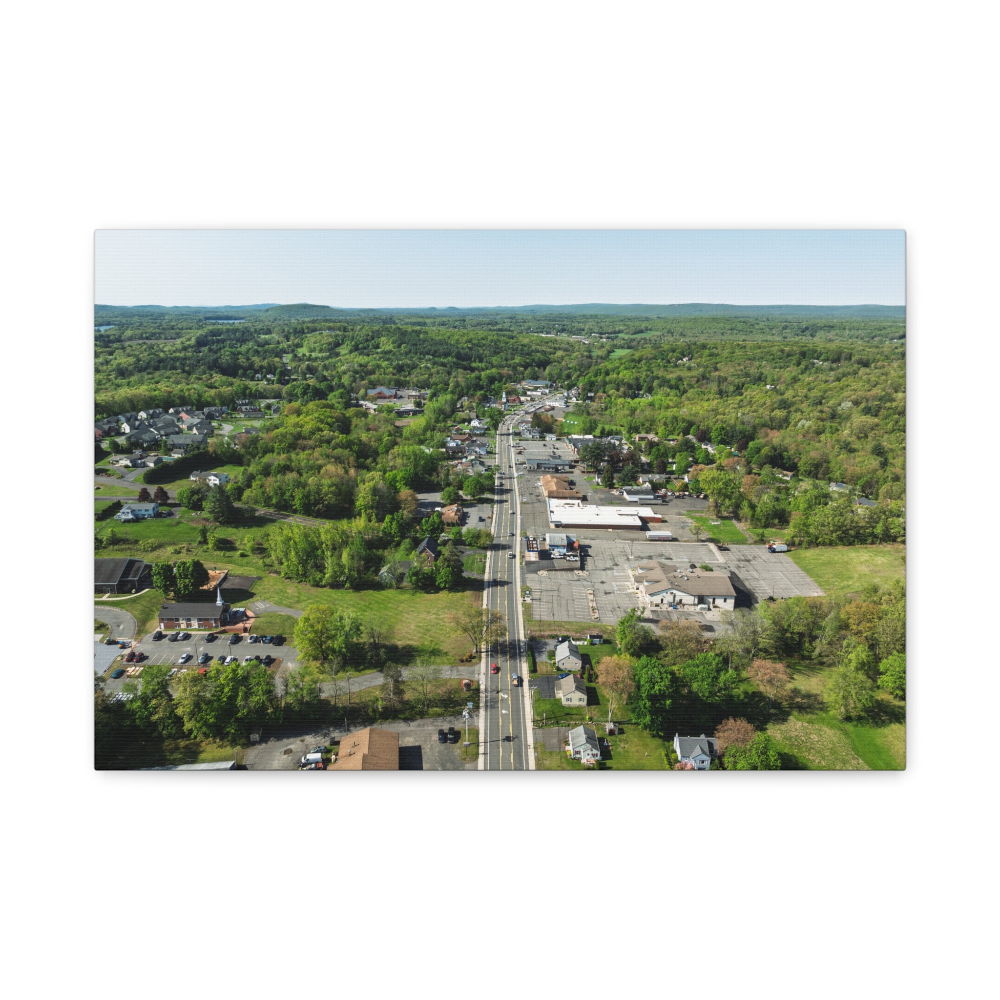 College Highway/Route 202 - Southwick, MA - Canvas