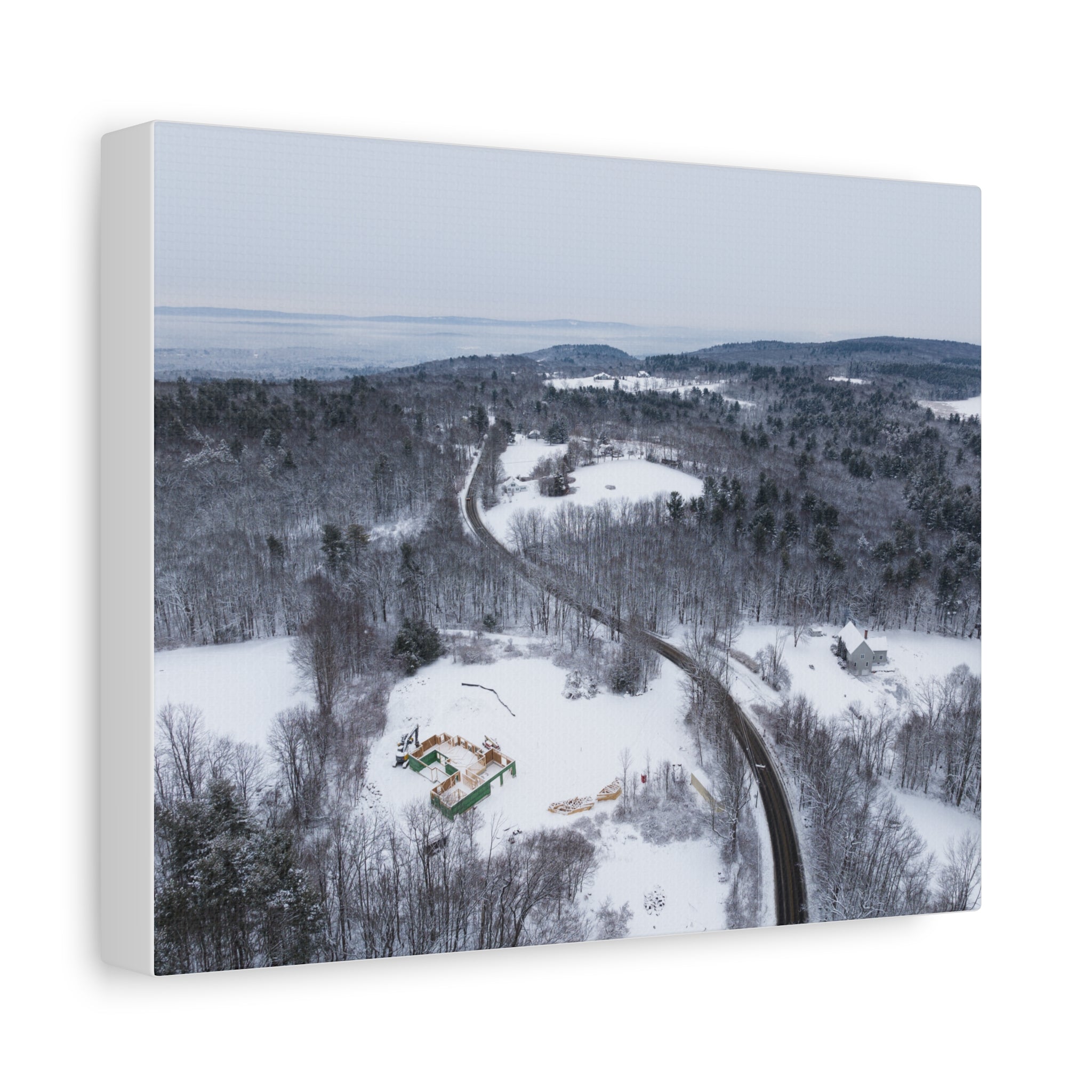 Winter - Montgomery, MA - Main Rd - Canvas