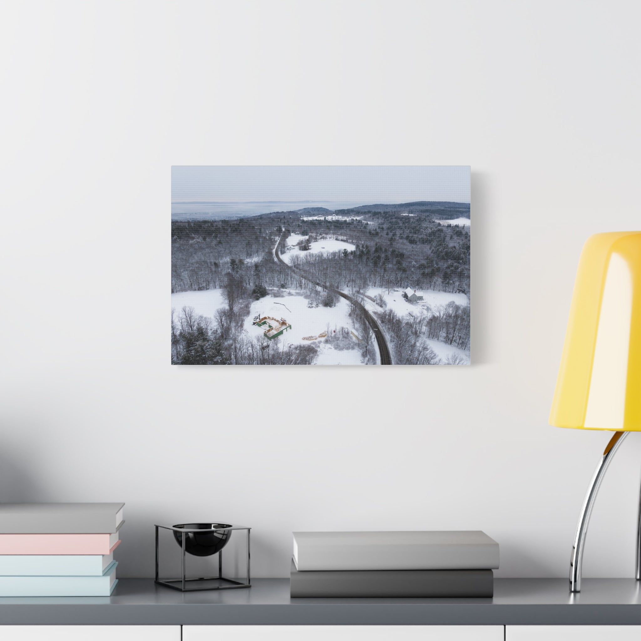 Winter - Montgomery, MA - Main Rd - Canvas