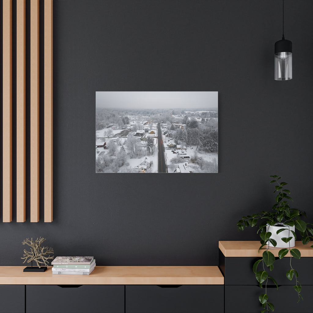 Winter - Southampton, MA - Route 10 - Canvas