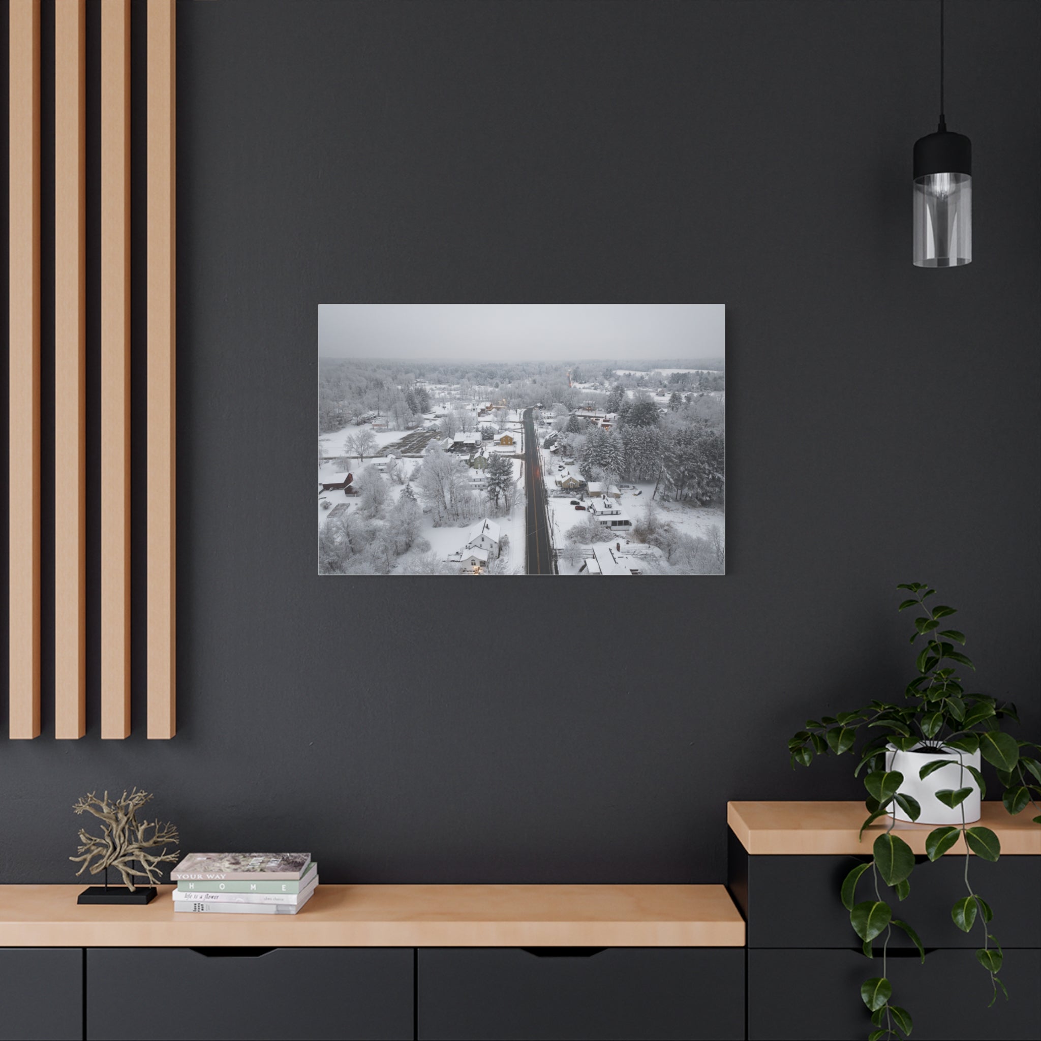 Winter - Southampton, MA - Route 10 - Canvas