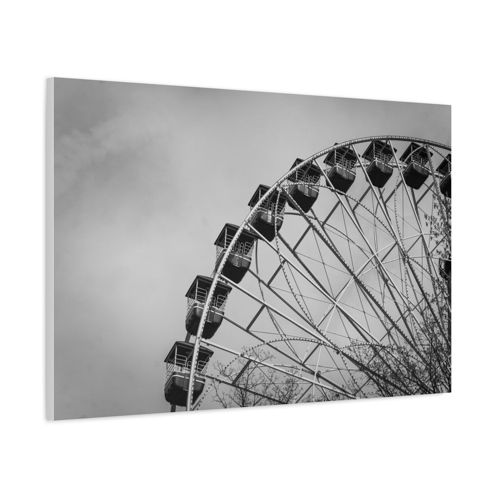 B&W Ferris Wheel - Six Flags Great Adventure - Canvas