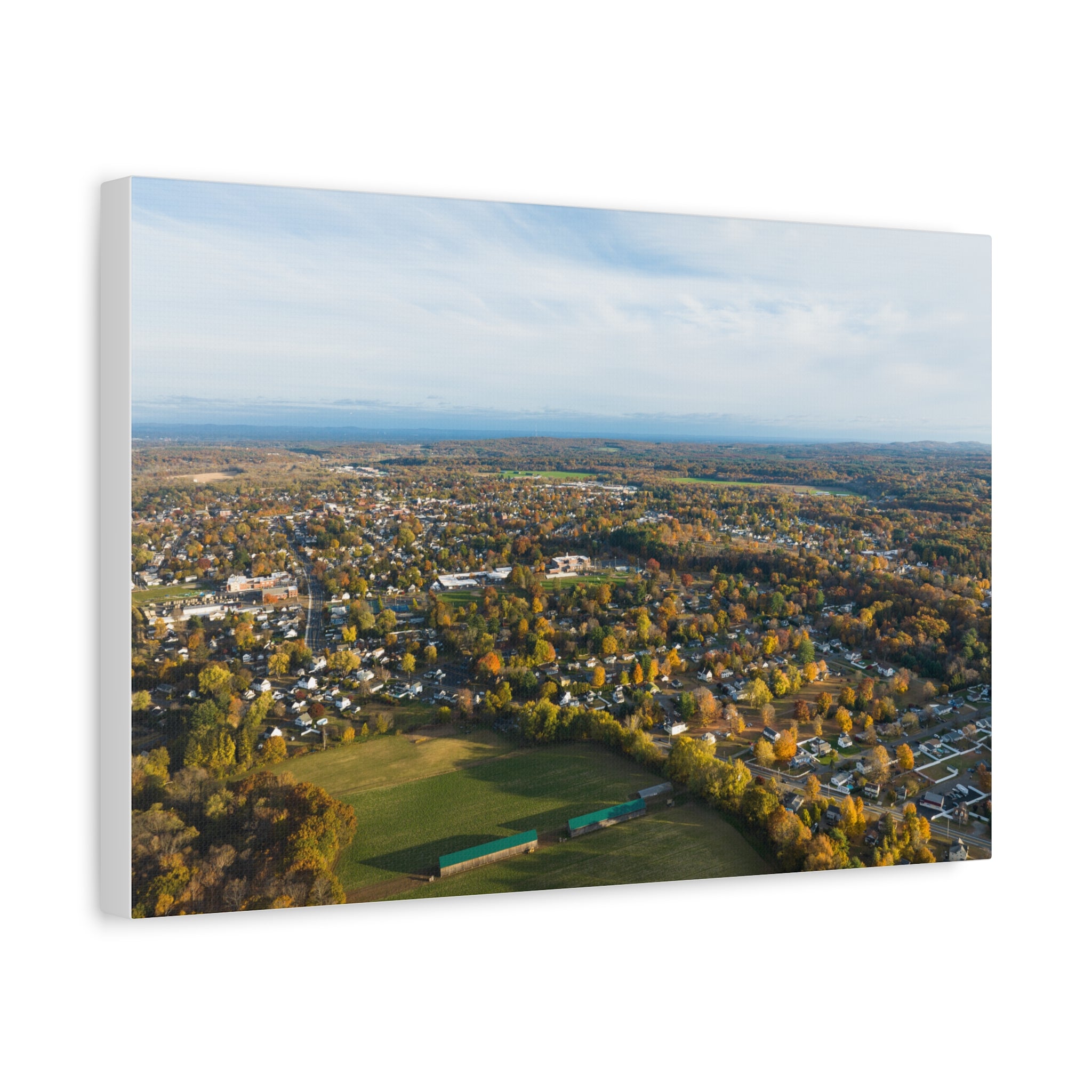 Aerial Fall Time - Westfield, MA - Canvas