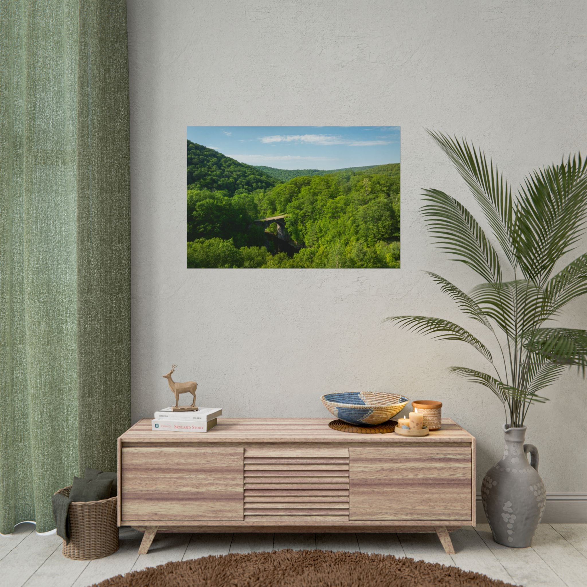 Aerial Keystone Arches - Chester, MA - Rolled Poster