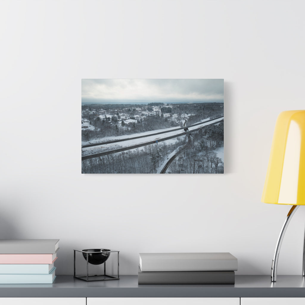 Winter - Blandford, MA - Center of Town - Canvas