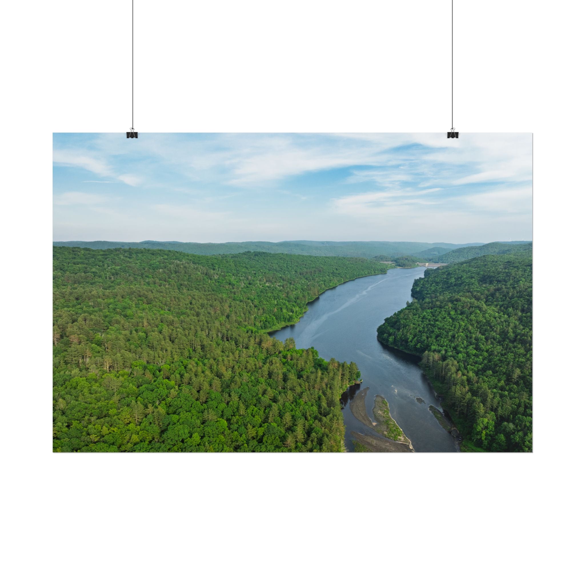 Littleville Dam - Huntington, MA - Rolled Poster