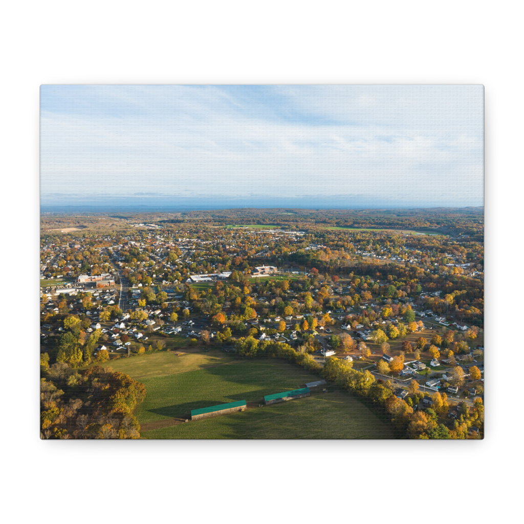 Aerial Fall Time - Westfield, MA - Canvas