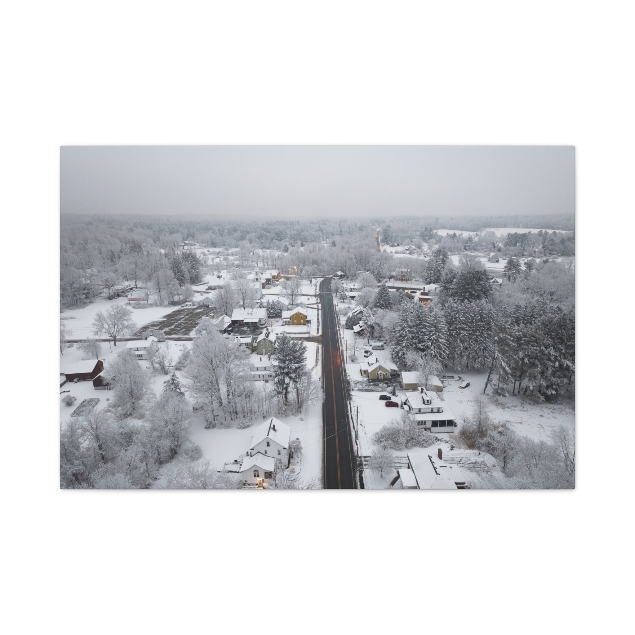 Winter - Southampton, MA - Route 10 - Canvas