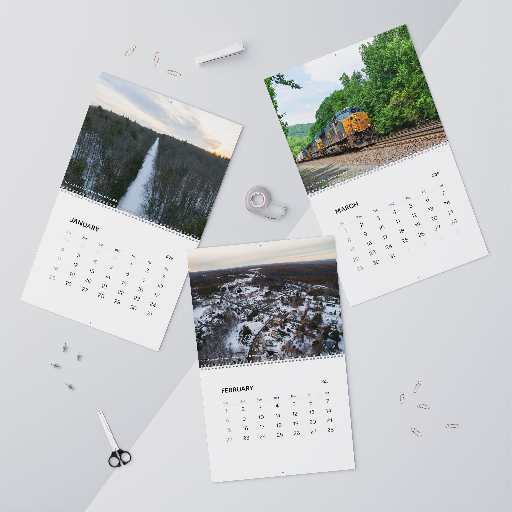 The Hilltowns, Western MA 2026 Calendar