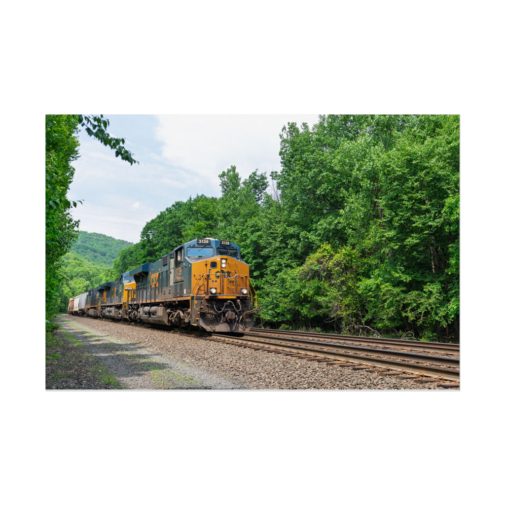 CSX #3139 - Chester, MA - Rolled Poster